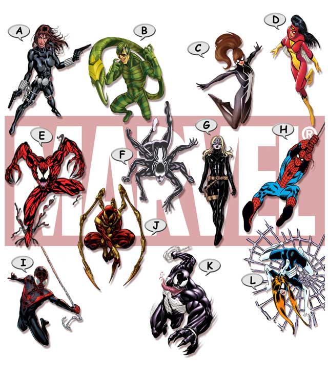 Da-Silva | Marvel and DC Characters Inspired by Arachnids | The Comics  Grid: Journal of Comics Scholarship