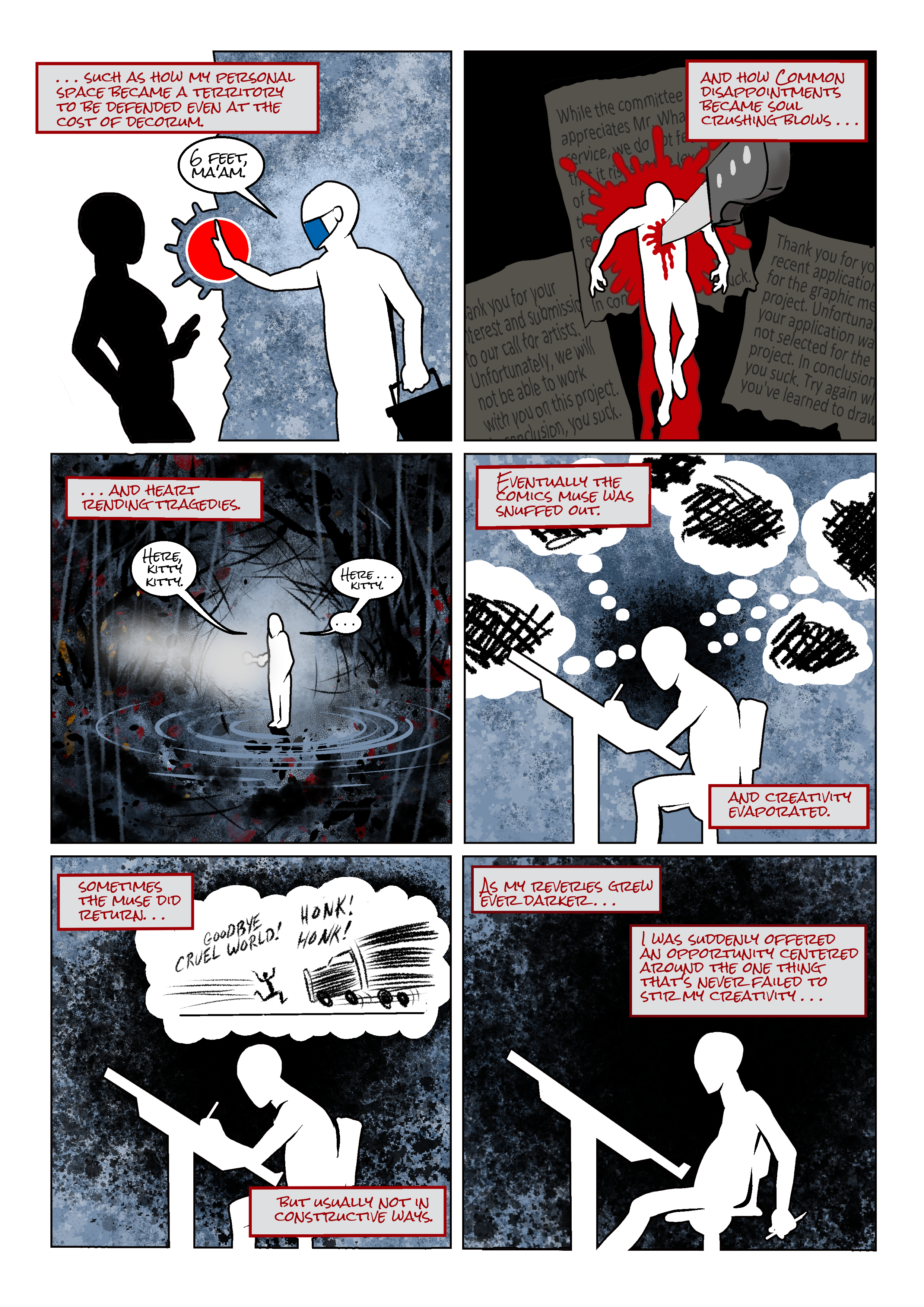 Drawing the Invisible: Comics as a Way of Depicting Psychological Responses to the Pandemic
